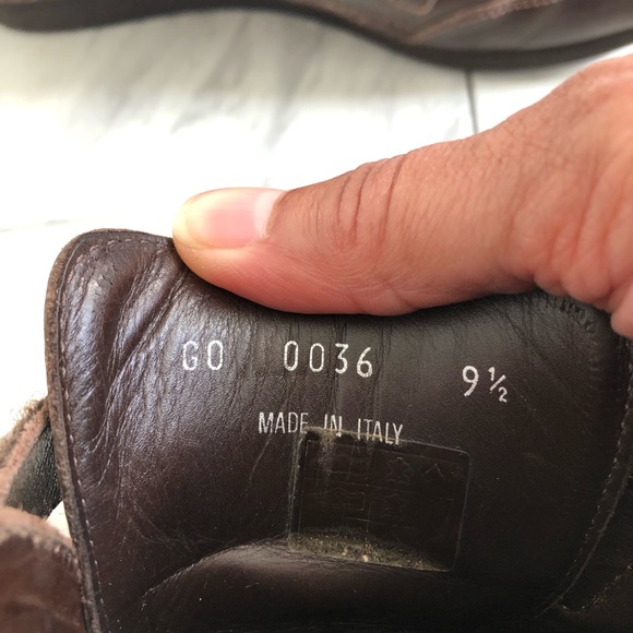 Louis Vuitton Brown Leather and Canvas Logo Velcro Sneakers Sz. 9.5 - Picture 4 of 9